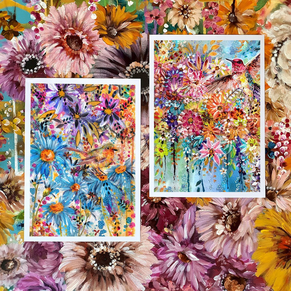 Abstract Bird of the Florals - The Set III - Uncommon Florals