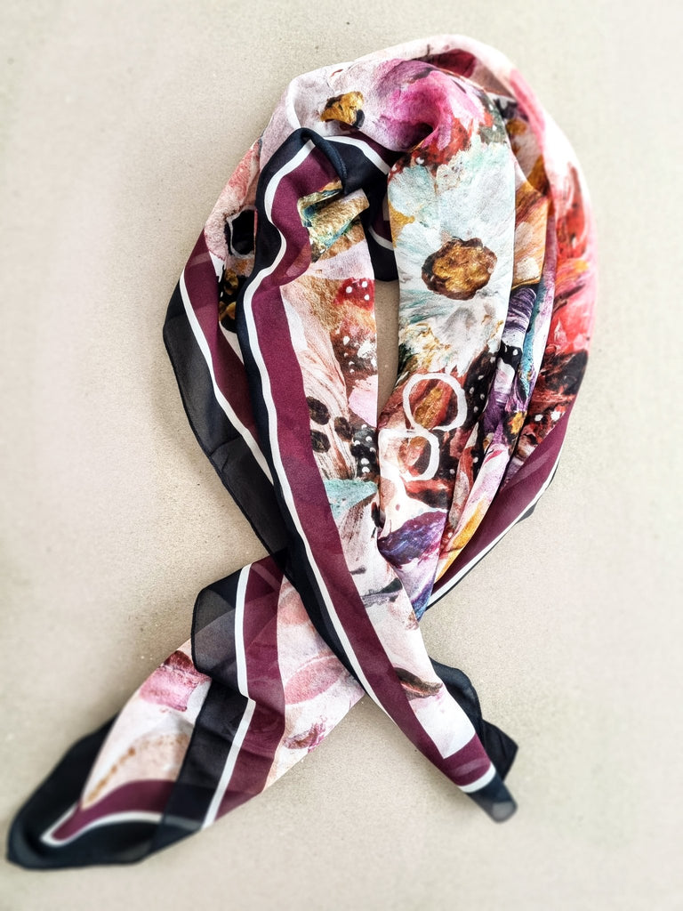 Amongst the Florals Silk Scarf - Uncommon Florals
