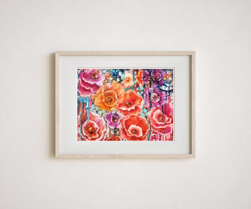 Celestial Floral Blooms Landscape - Uncommon Florals