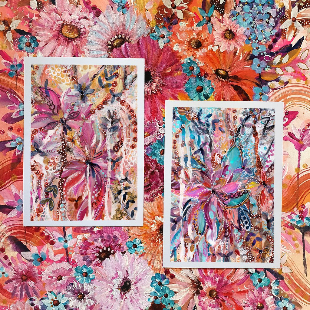 Florals are Trouble & The Quirky Blue Florals - The Set - Uncommon Florals