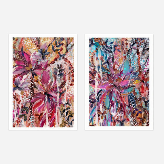 Florals are Trouble & The Quirky Blue Florals - The Set