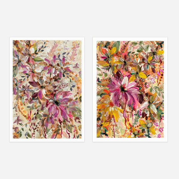My Blushing Florals & My Florals are Golden - The Set