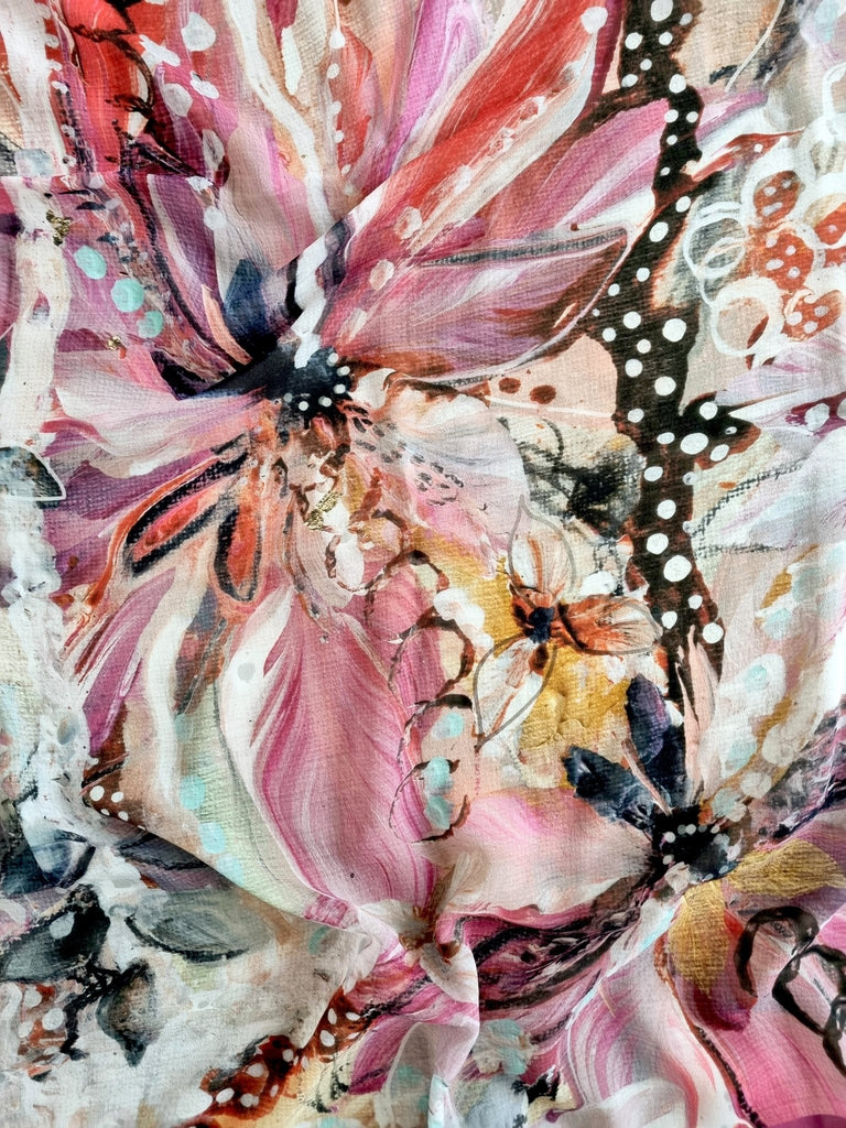 My Florals are Trouble Silk Scarf - Uncommon Florals
