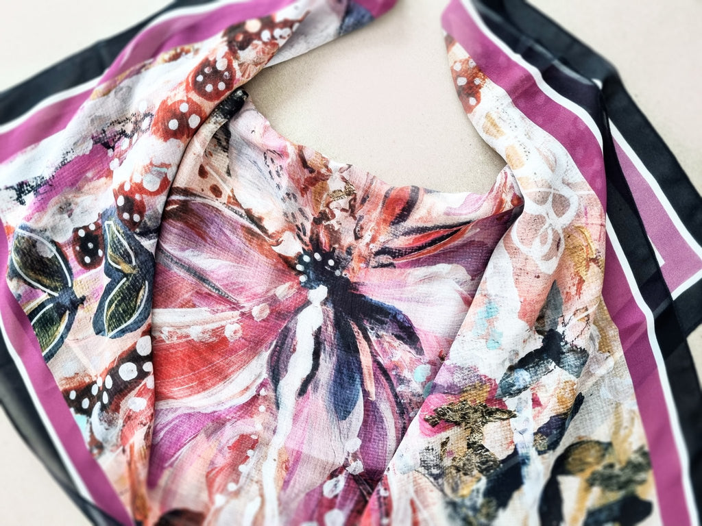 My Florals are Trouble Silk Scarf - Uncommon Florals
