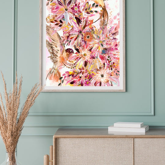 Partridges in a Floral Tree