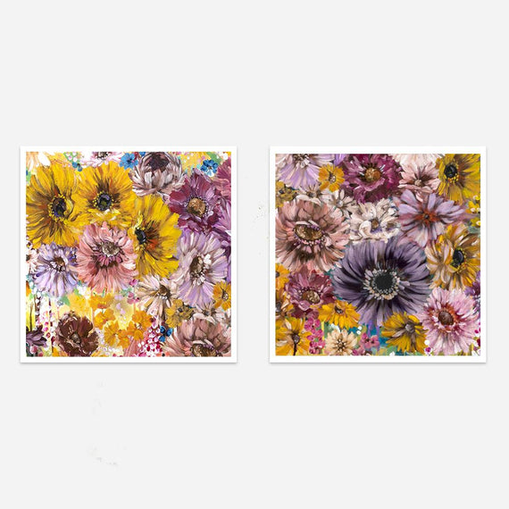 The Effloresce of Floral Blooms - Square Set