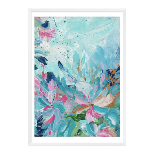 The Graceful Blue Florals II