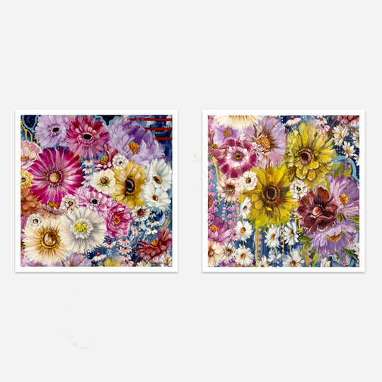 The Small Effloresce of the Florals VI - Square Set