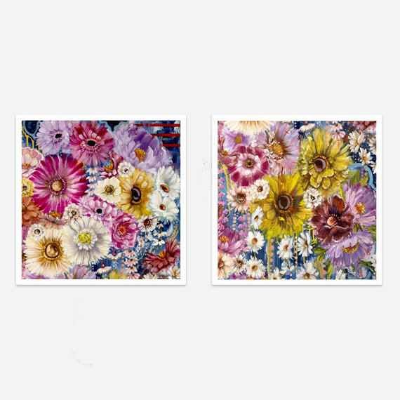 The Small Effloresce of the Florals VI - Square Set