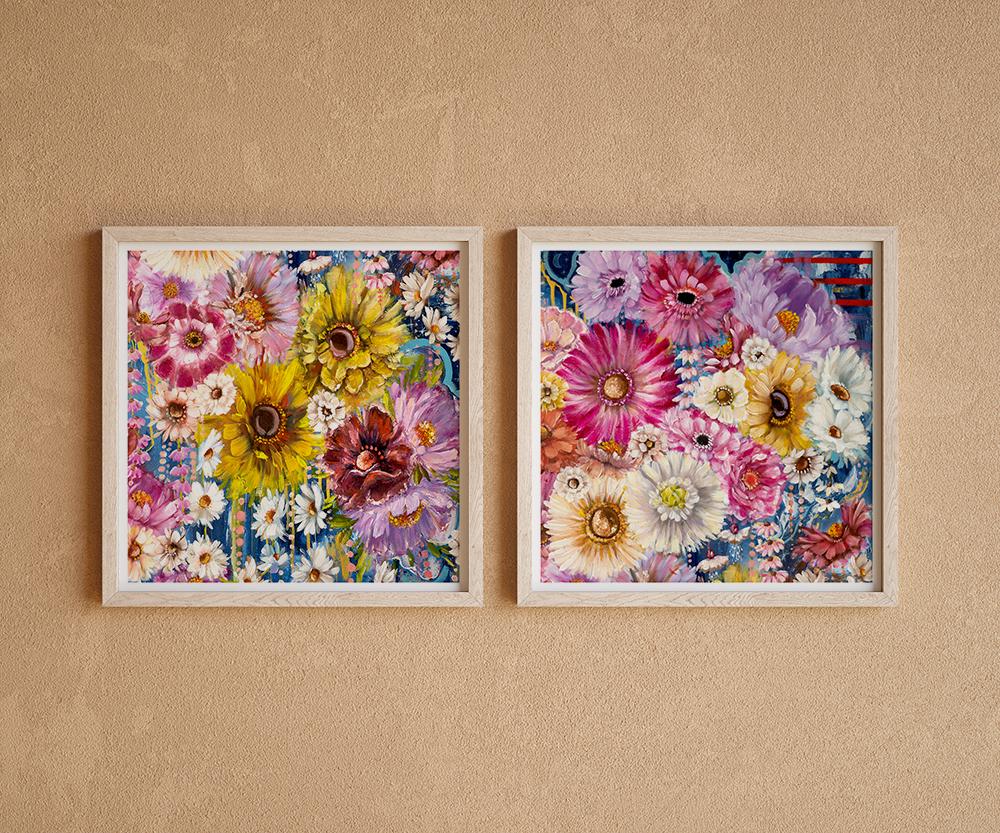 The Small Effloresce of the Florals VI - Square Set - Uncommon Florals